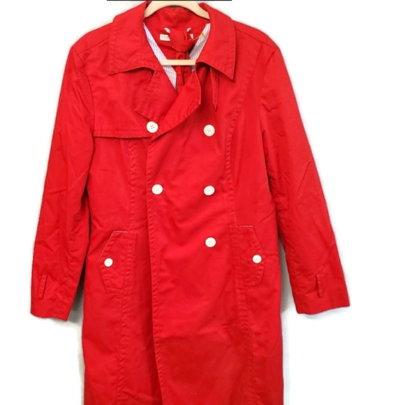 Tommy Hilfiger Jackets & Blazers - Vintage Tommy Hilfiger Red Coat